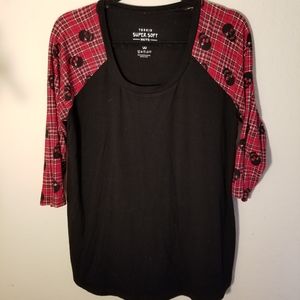 Torrid Super Soft baseball tee plus size 00